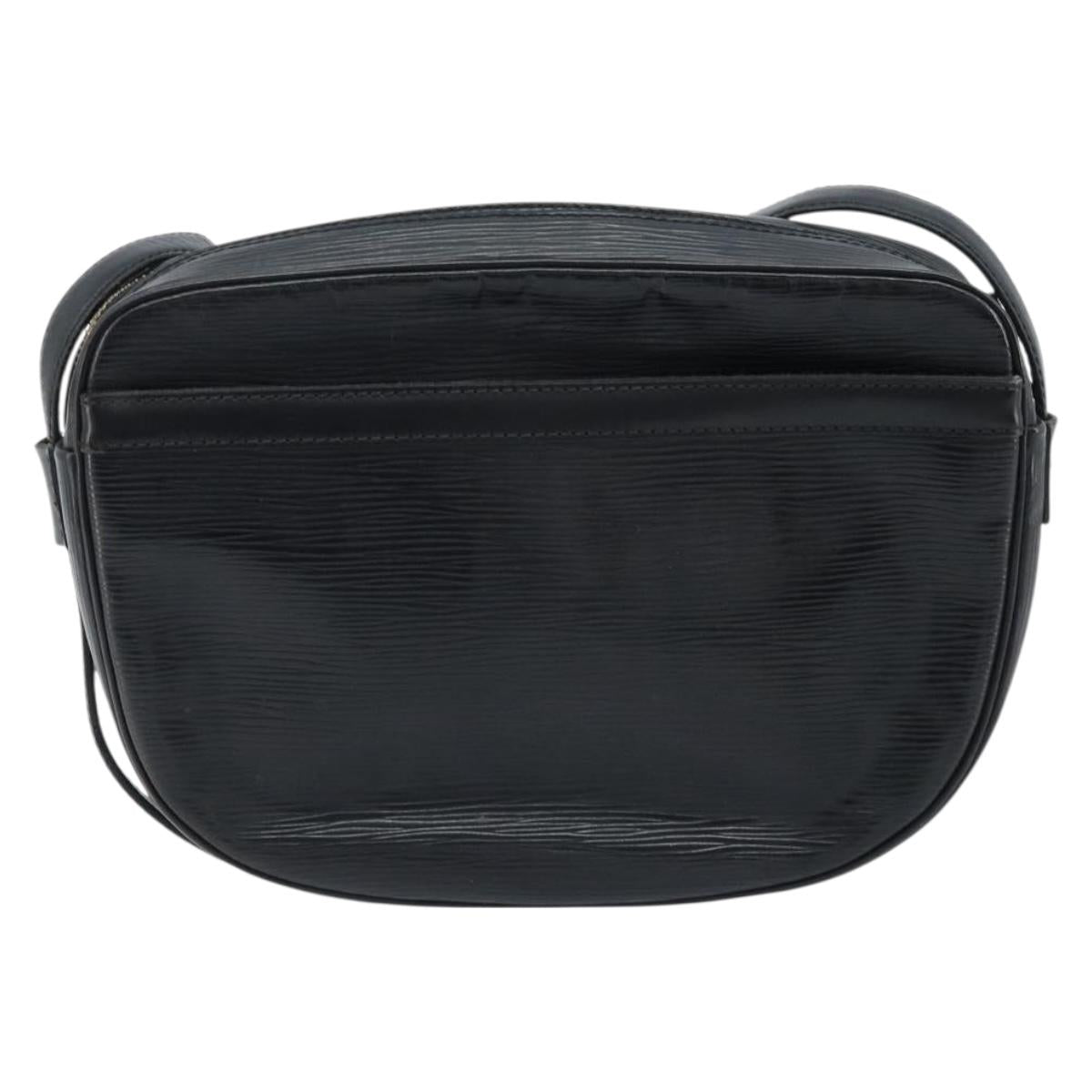 LOUIS VUITTON Epi Jeune Fille MM Shoulder Bag Black M52152 LV Auth 173105
