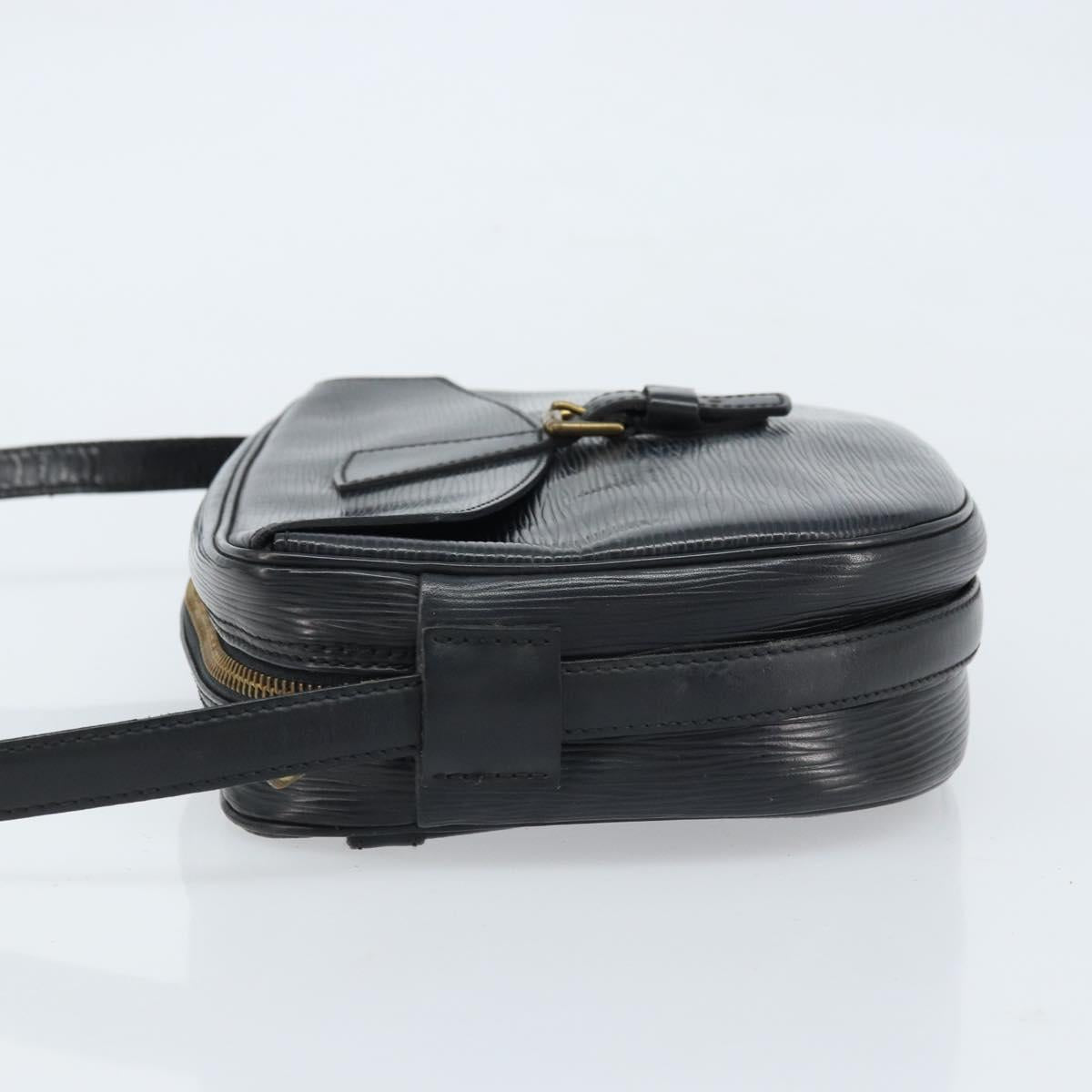 LOUIS VUITTON Epi Jeune Fille MM Shoulder Bag Black M52152 LV Auth 173105