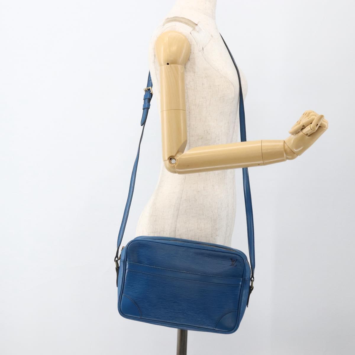 LOUIS VUITTON Epi Trocadero 27 Shoulder Bag Blue M52315 LV Auth 173111