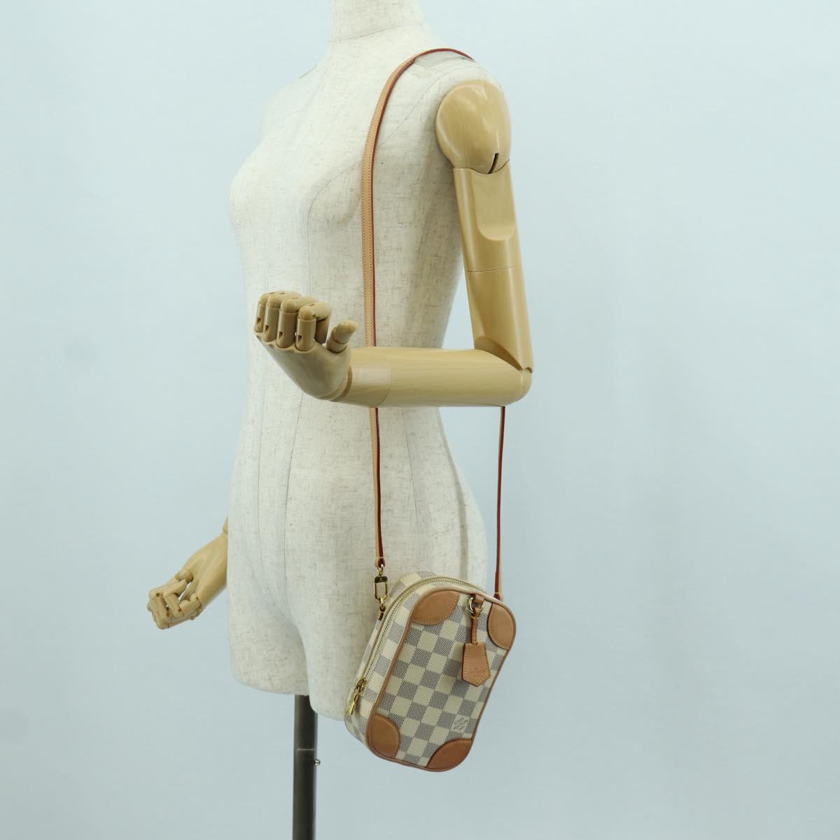 LOUIS VUITTON Damier Azur Neocapie Shoulder Bag N60360 LV Auth 173117M