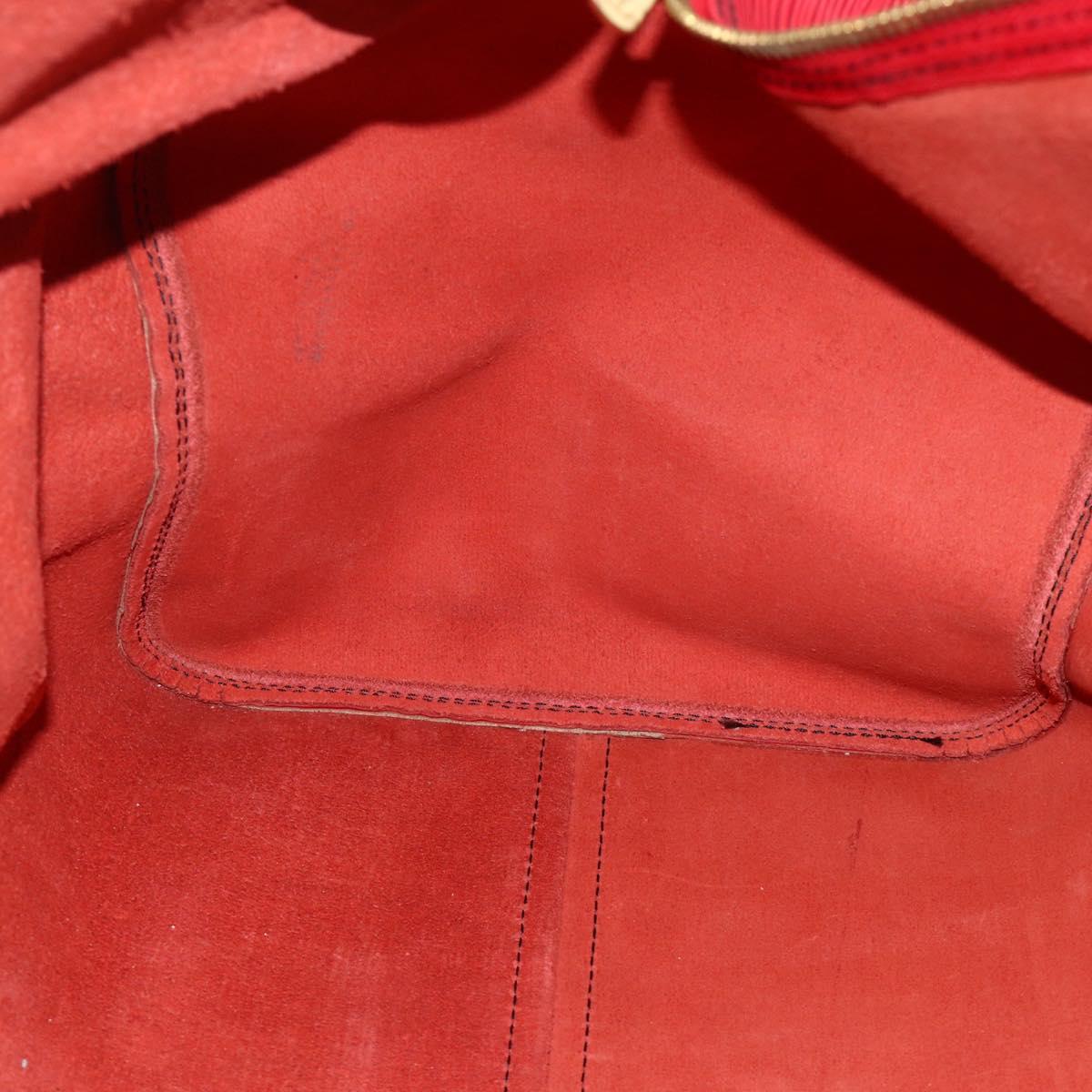 LOUIS VUITTON Epi Keepall 55 Boston Bag Red M42957 LV Auth 173121
