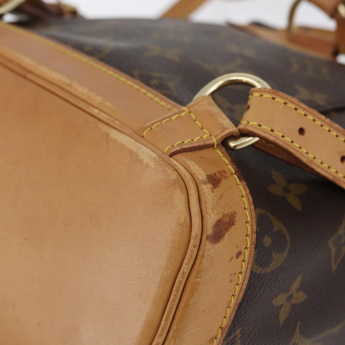 LOUIS VUITTON Monogram Montsouris PM Backpack M51137 LV Auth 173124