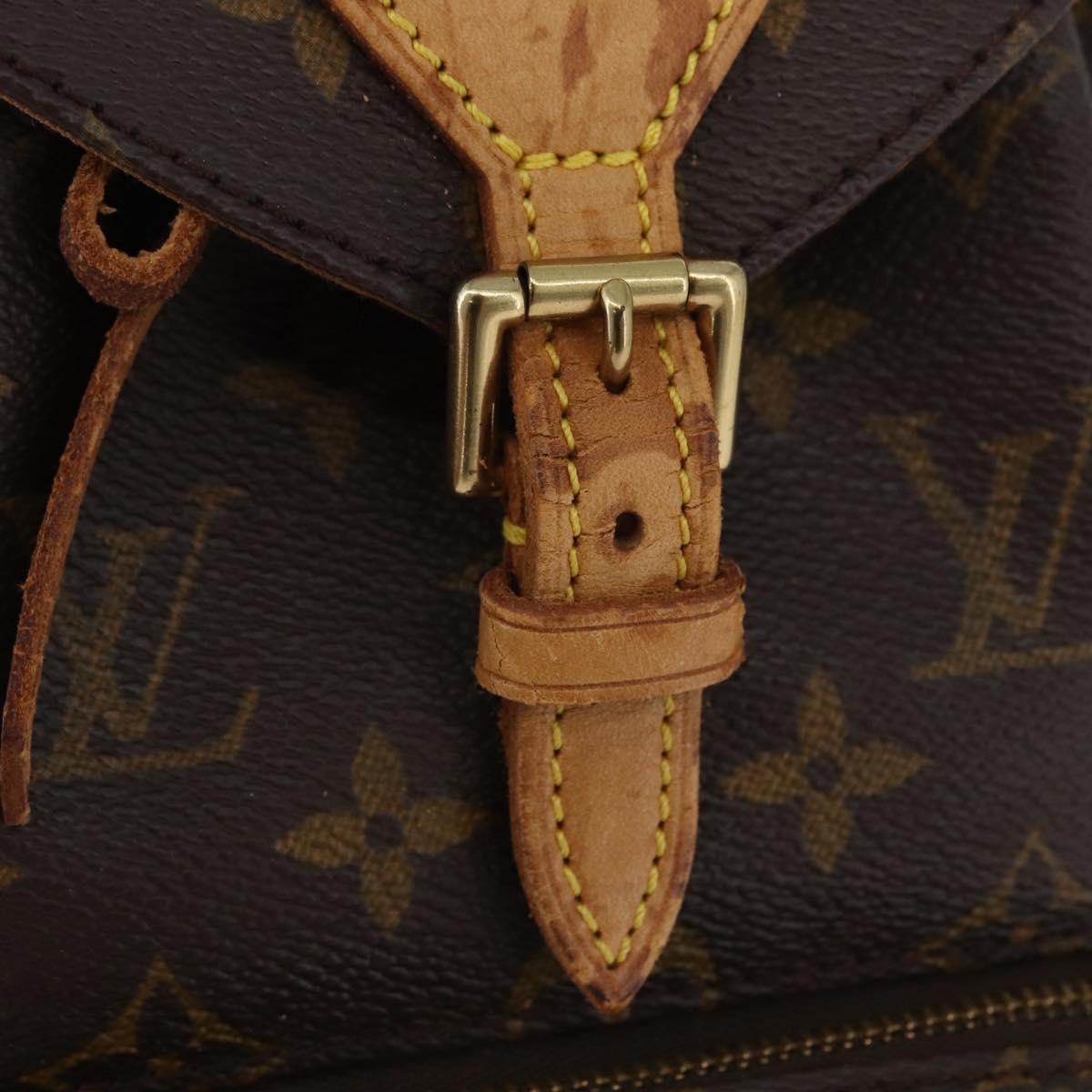 LOUIS VUITTON Monogram Montsouris PM Backpack M51137 LV Auth 173124