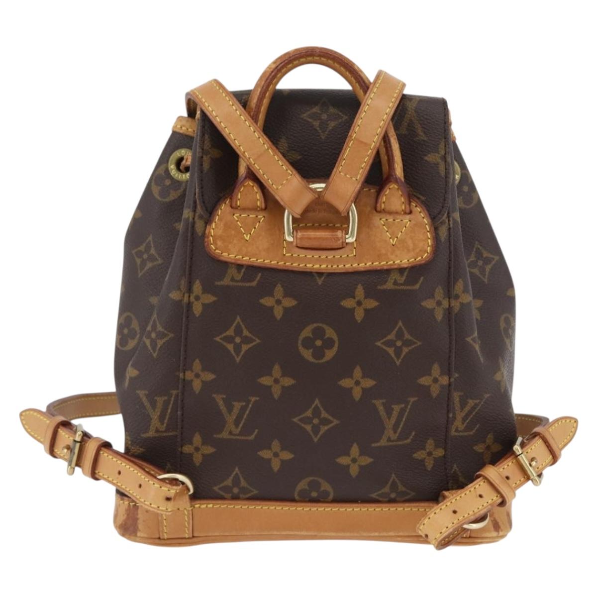 LOUIS VUITTON Monogram Montsouris PM Backpack M51137 LV Auth 173124