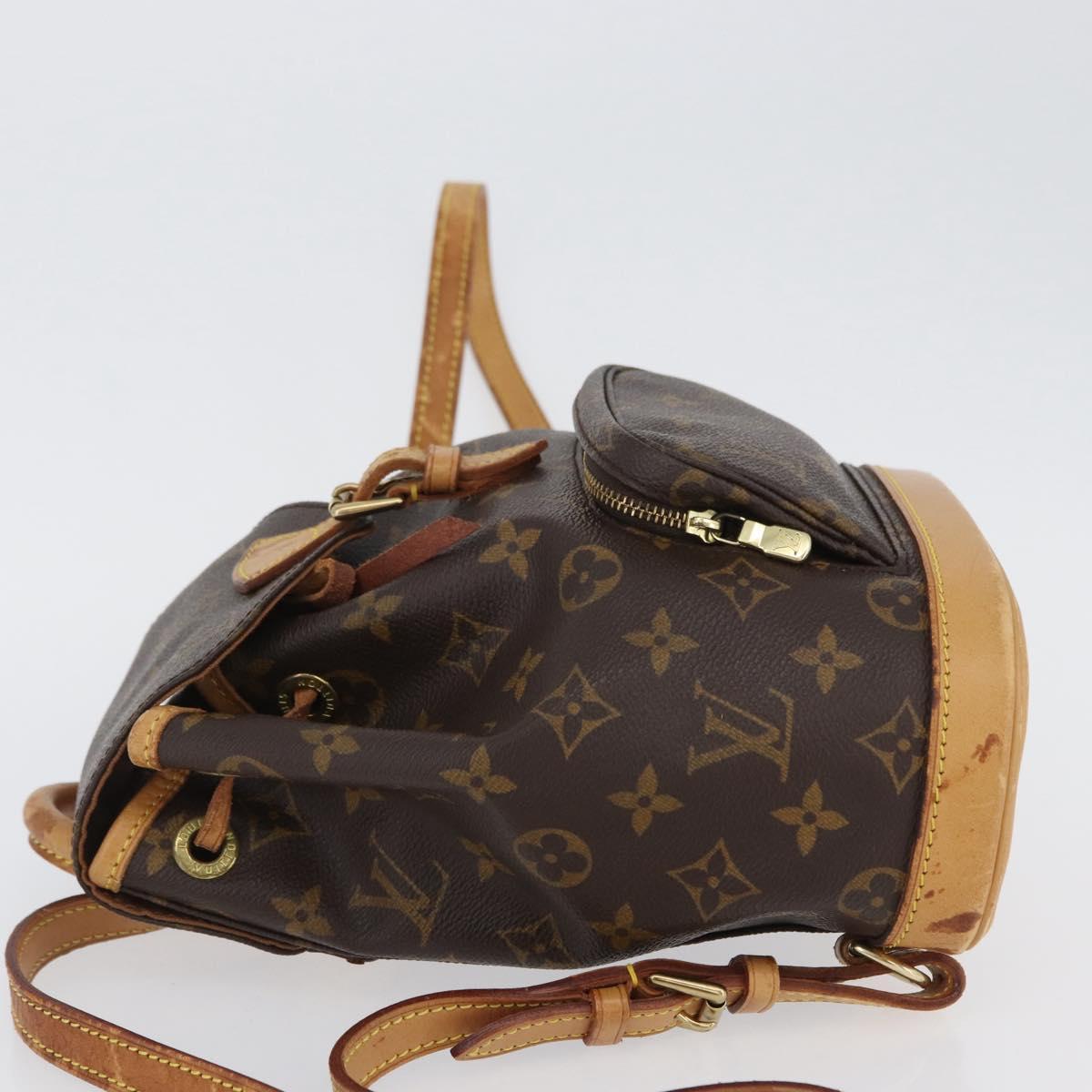 LOUIS VUITTON Monogram Montsouris PM Backpack M51137 LV Auth 173124