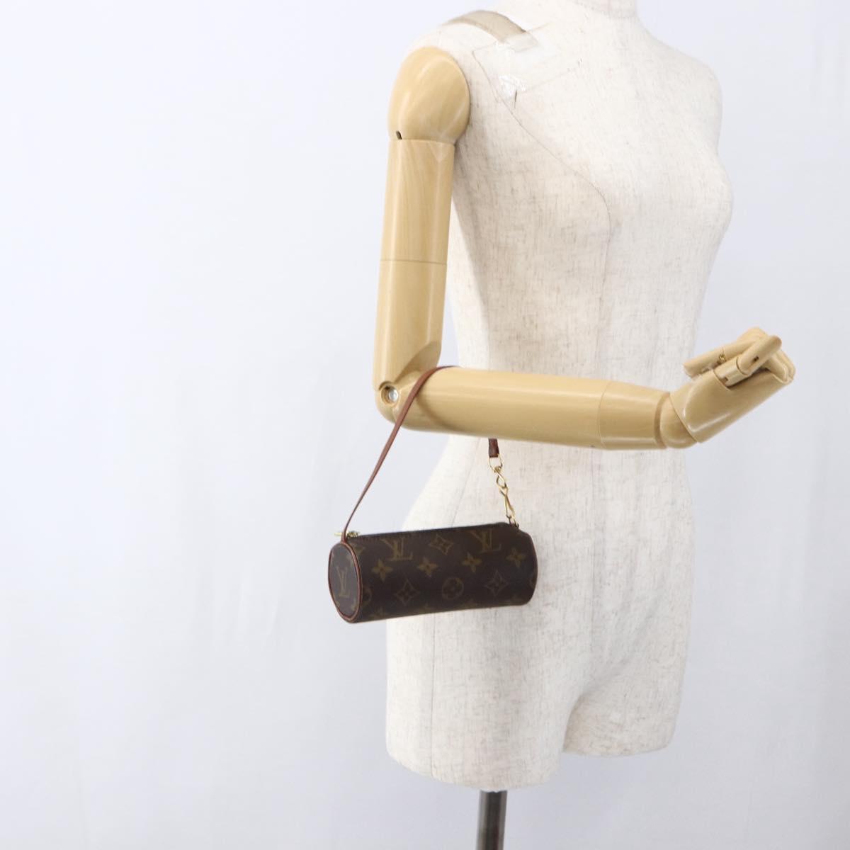 LOUIS VUITTON Monogram Papillon Pouch LV Auth 173142