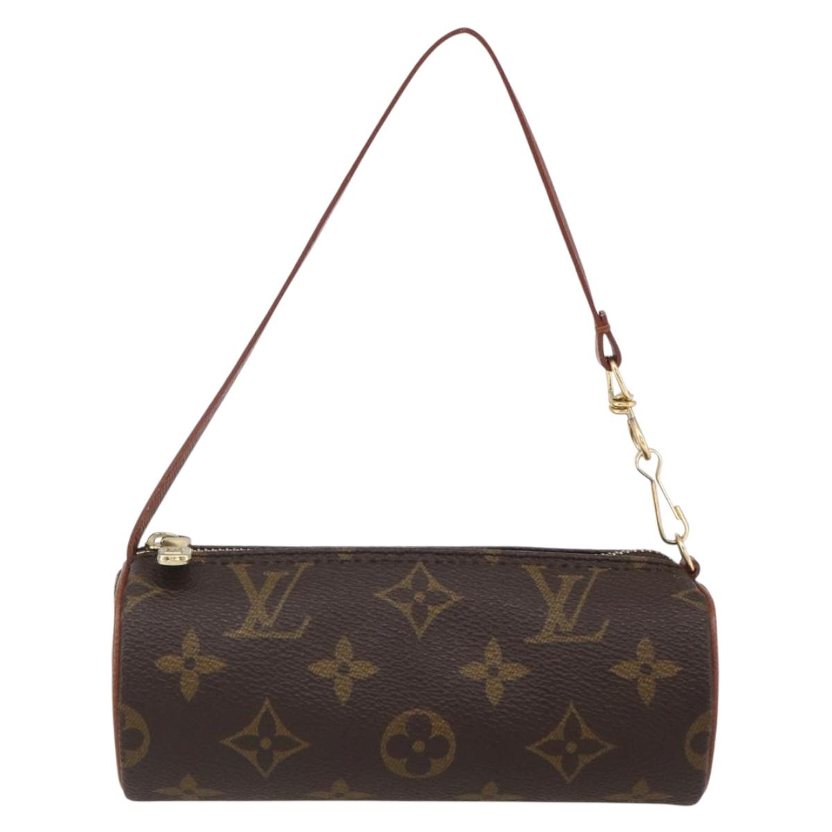 LOUIS VUITTON Monogram Papillon Pouch LV Auth 173142