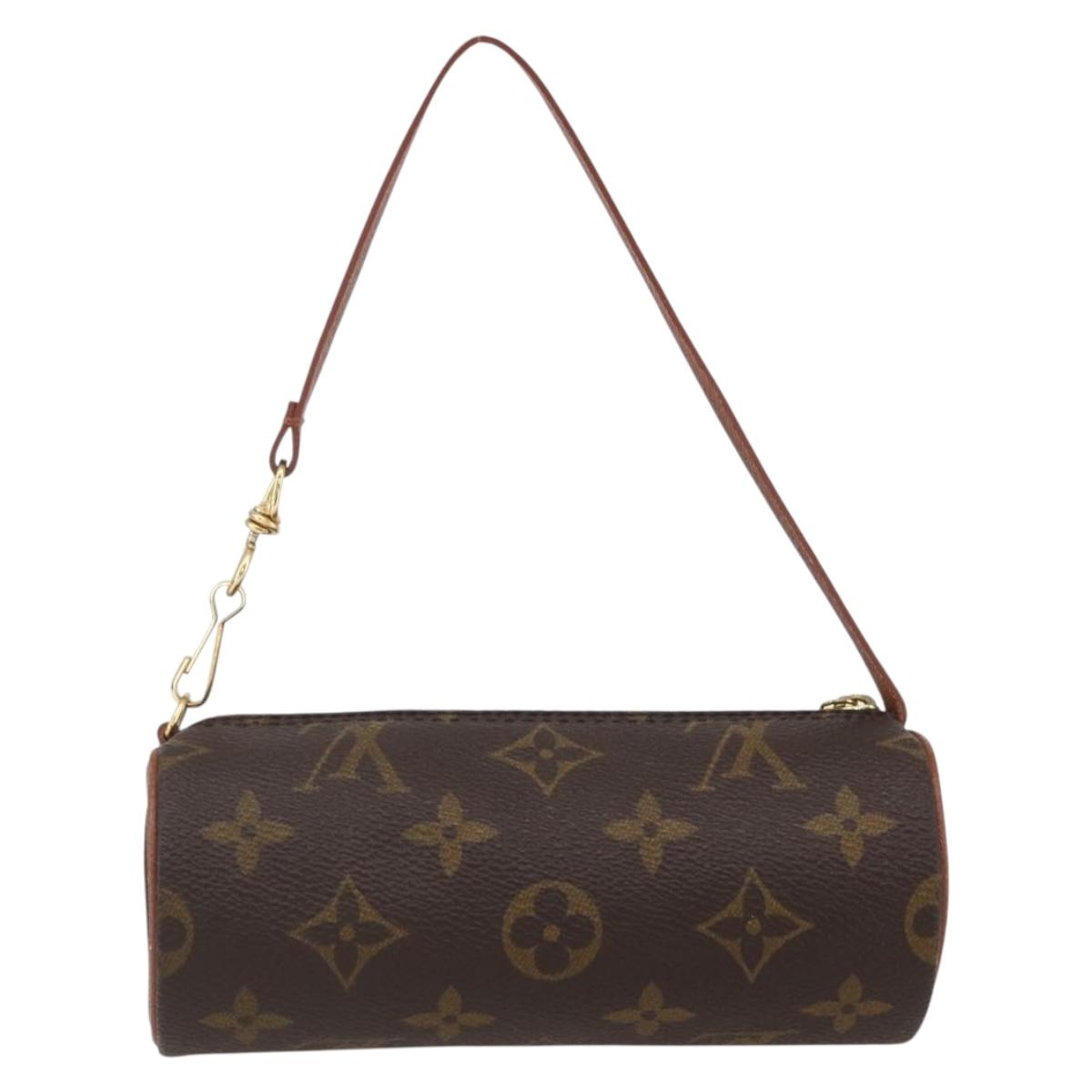 LOUIS VUITTON Monogram Papillon Pouch LV Auth 173142