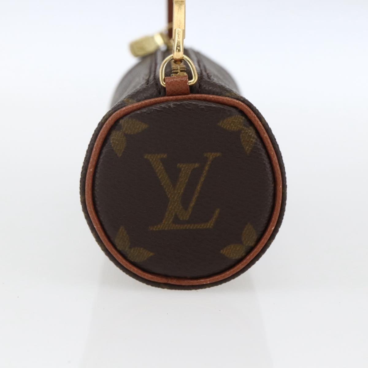 LOUIS VUITTON Monogram Papillon Pouch LV Auth 173142