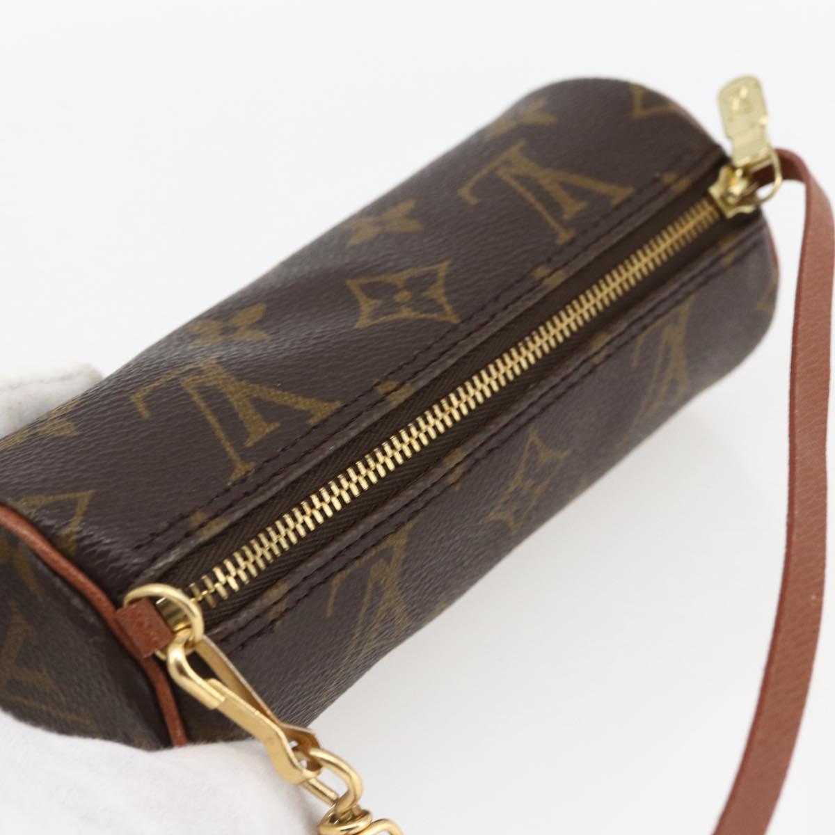 LOUIS VUITTON Monogram Papillon Pouch LV Auth 173142