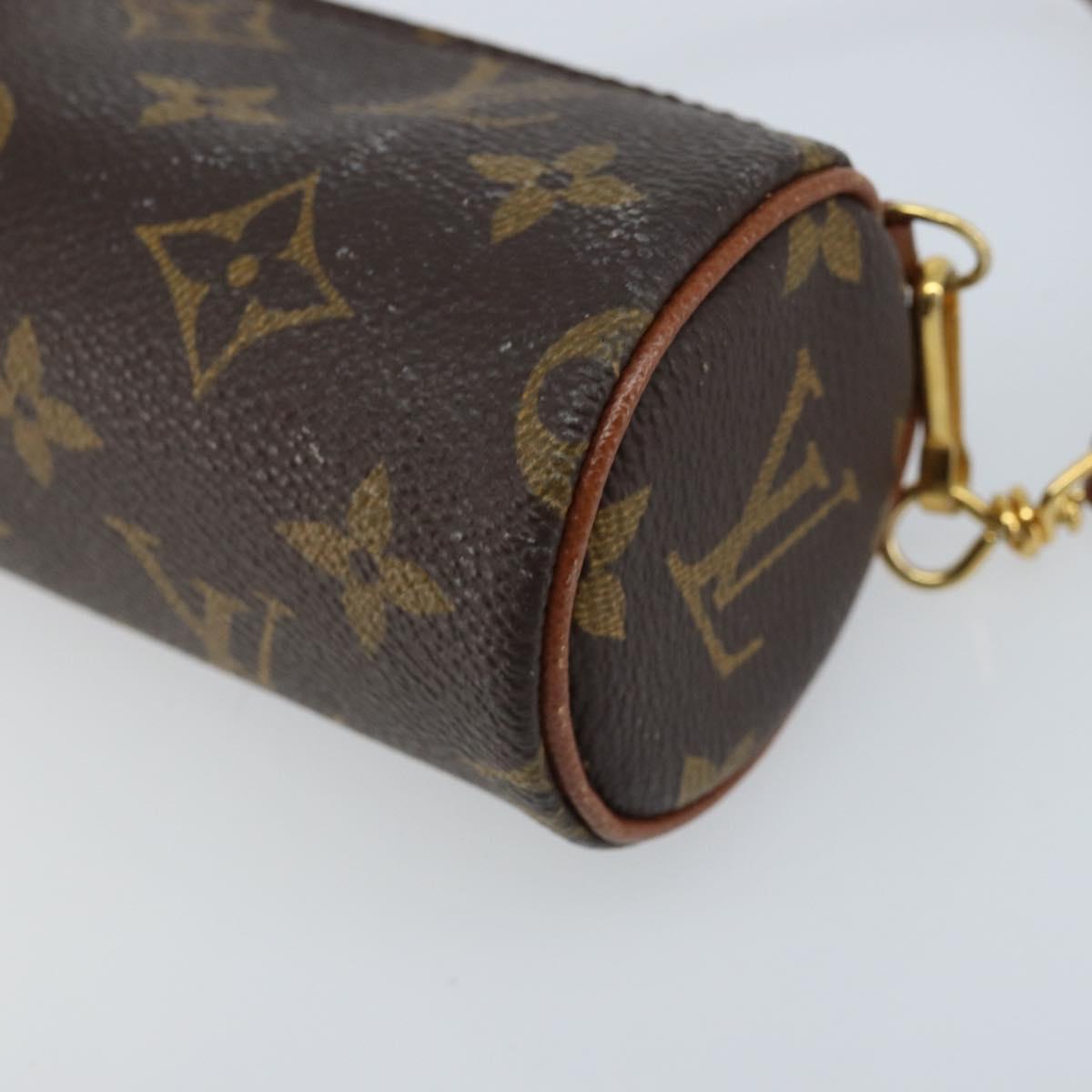 LOUIS VUITTON Monogram Papillon Pouch LV Auth 173144