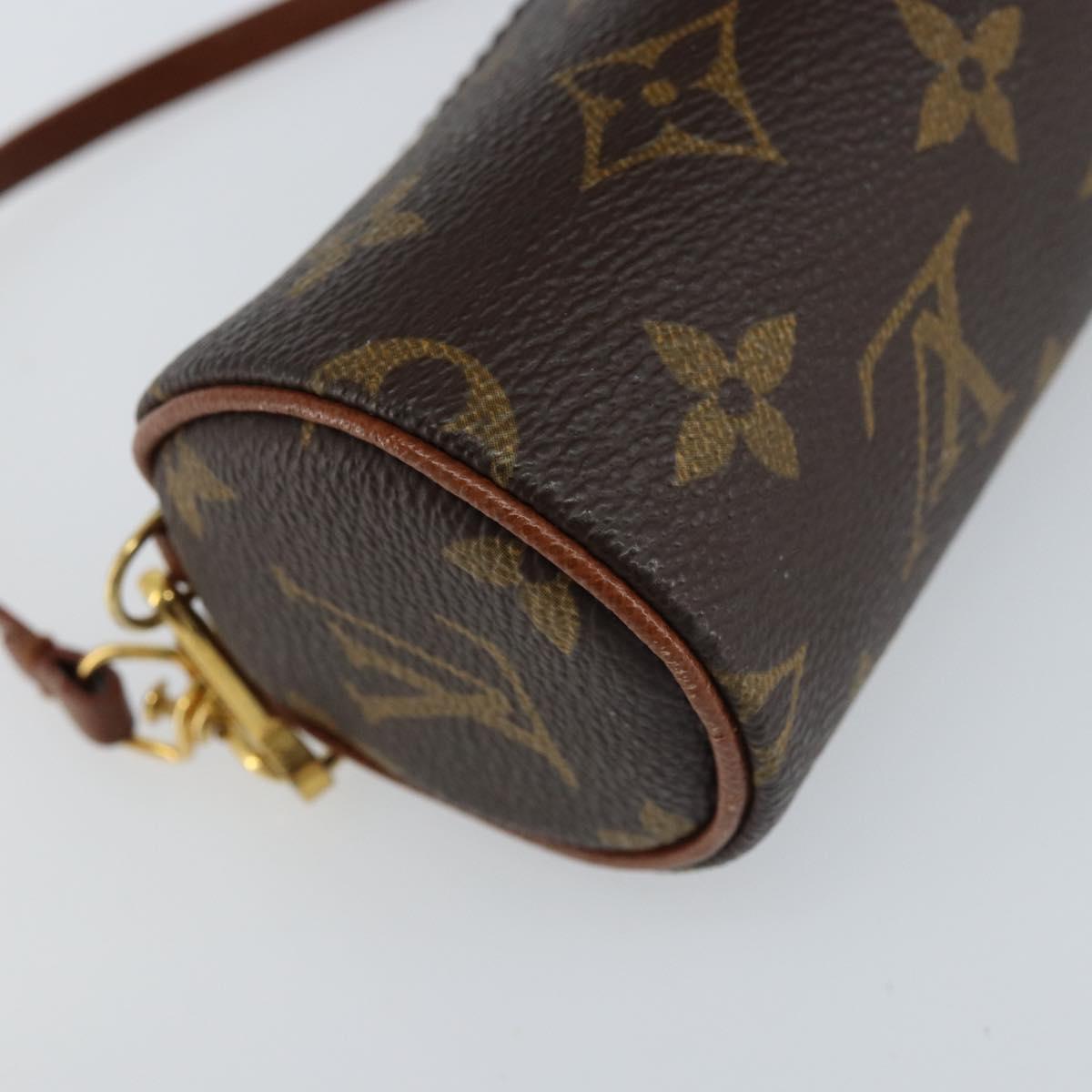 LOUIS VUITTON Monogram Papillon Pouch LV Auth 173144