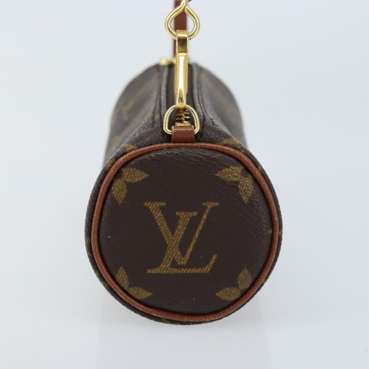LOUIS VUITTON Monogram Papillon Pouch LV Auth 173144