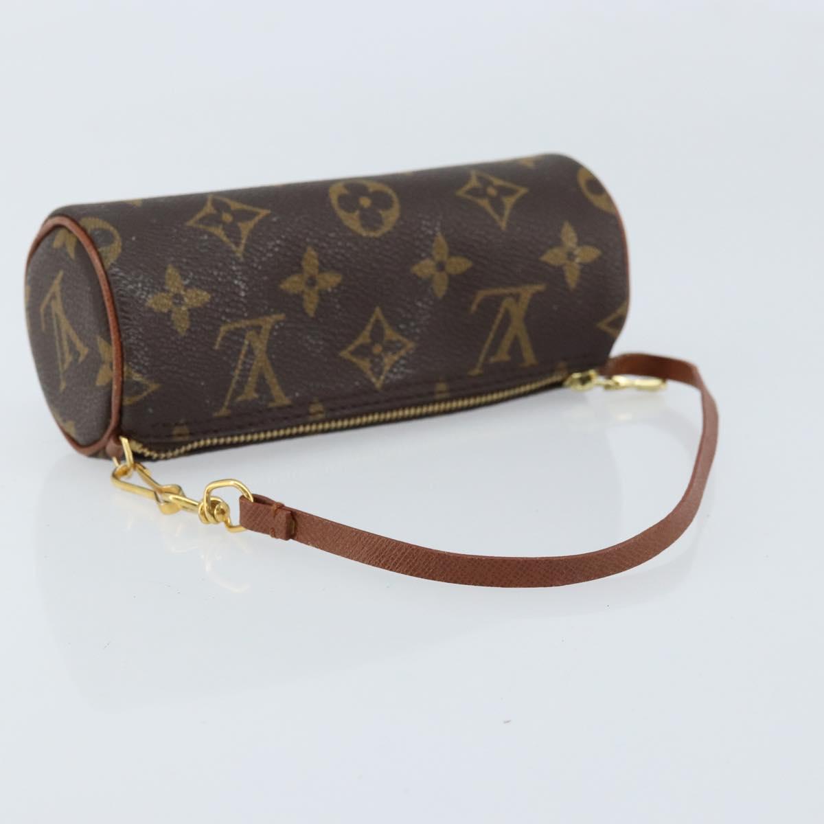 LOUIS VUITTON Monogram Papillon Pouch LV Auth 173144