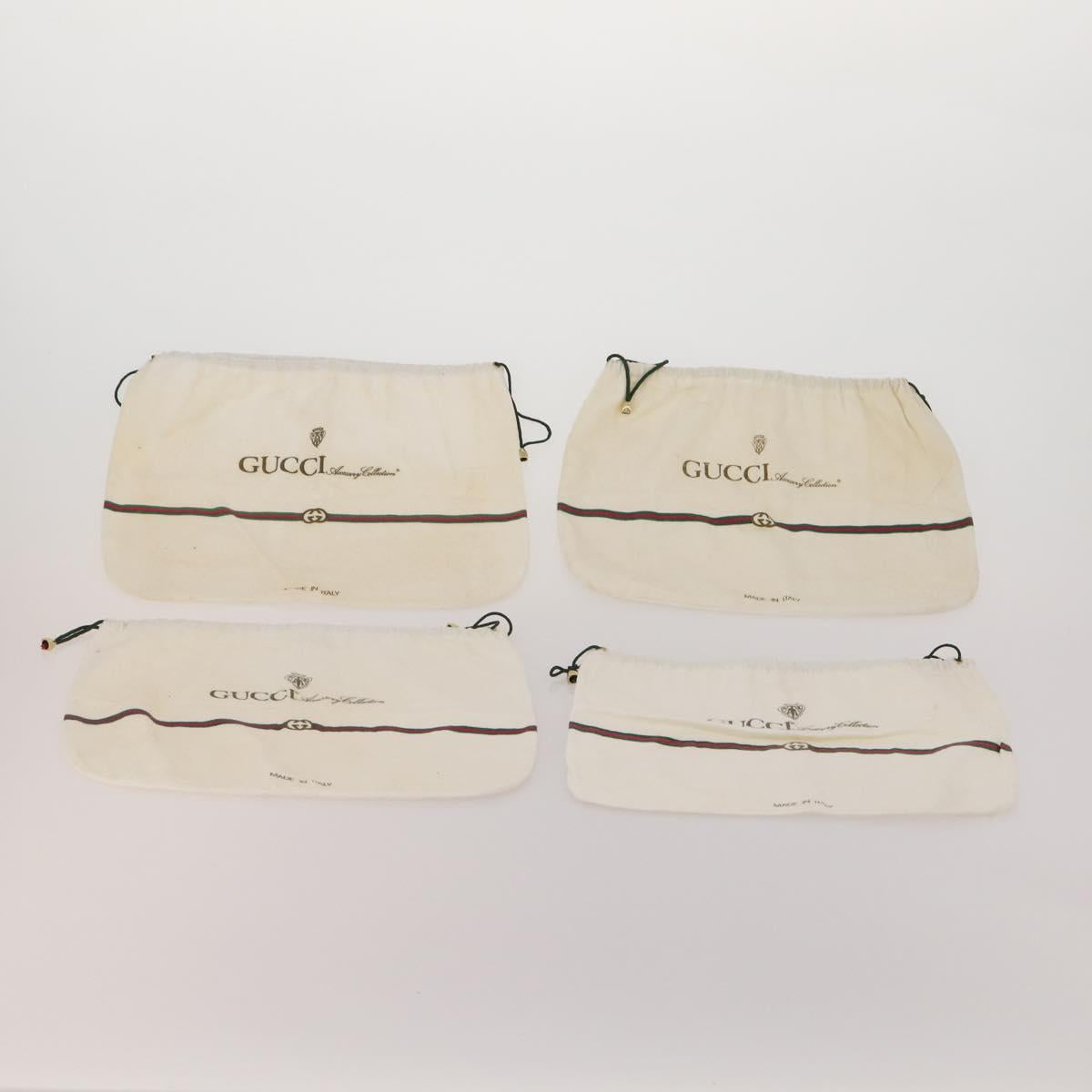 GUCCI Dust Bag Cotton 30 Sheets Set White Auth 173148
