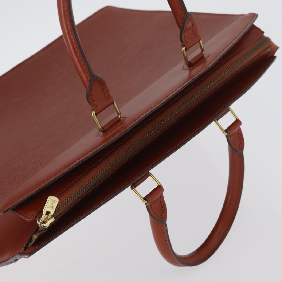 LOUIS VUITTON Epi Riviera Hand Bag Brown M48183 LV Auth 173175