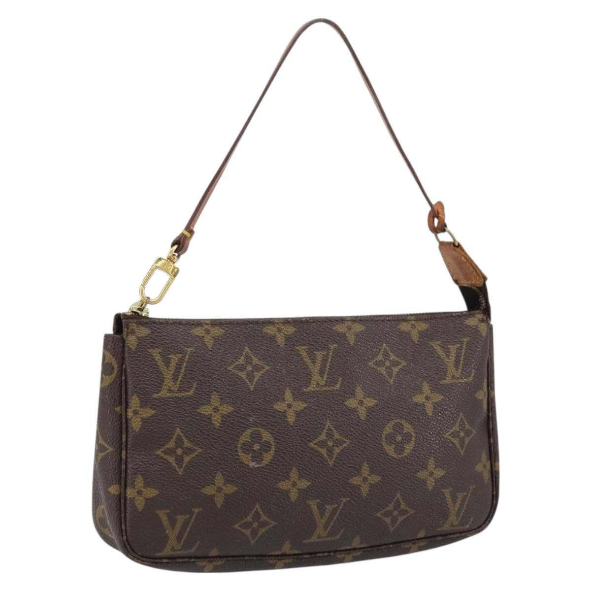 LOUIS VUITTON Monogram Pochette Accessoires Pouch M51980 LV Auth 173193