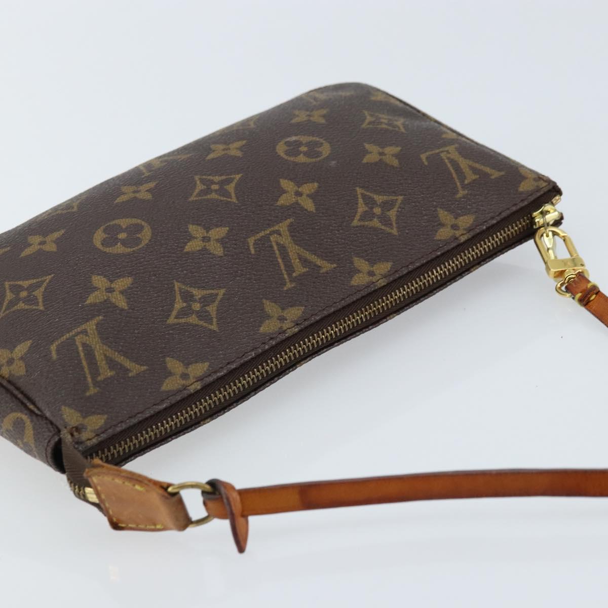LOUIS VUITTON Monogram Pochette Accessoires Pouch M51980 LV Auth 173193