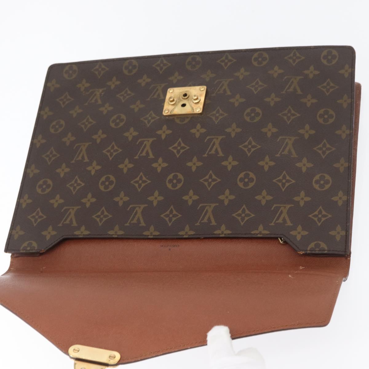 LOUIS VUITTON Monogram Porte Documents Bandouliere Bag M53338 LV Auth 173204