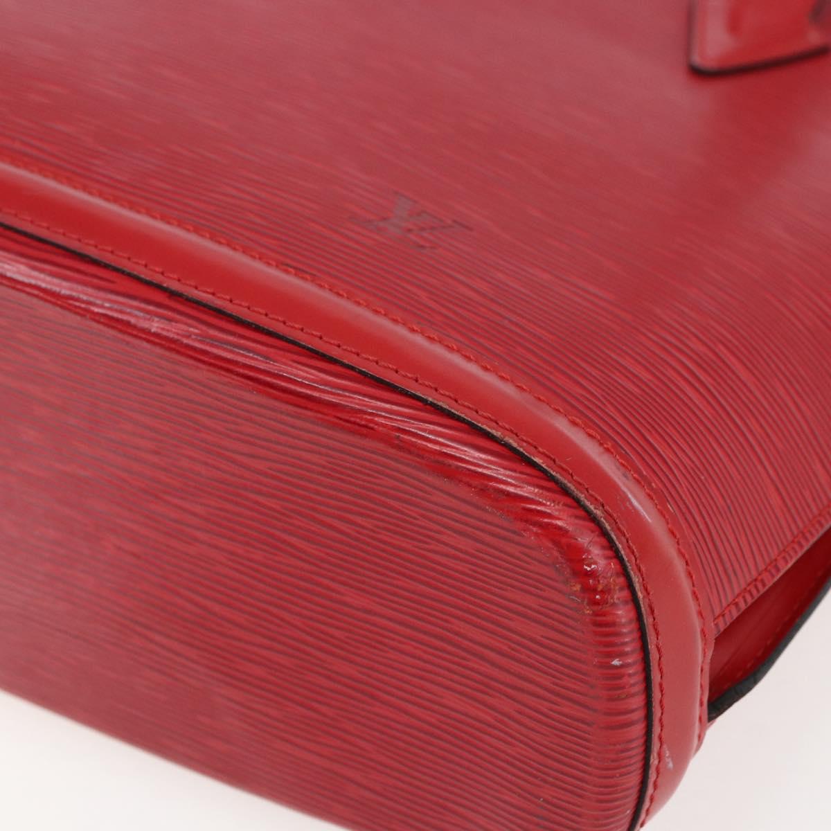 LOUIS VUITTON Epi Lussac Shoulder Bag Red M52287 LV Auth 173207
