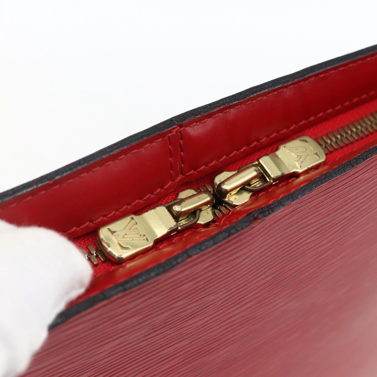 LOUIS VUITTON Epi Lussac Shoulder Bag Red M52287 LV Auth 173207