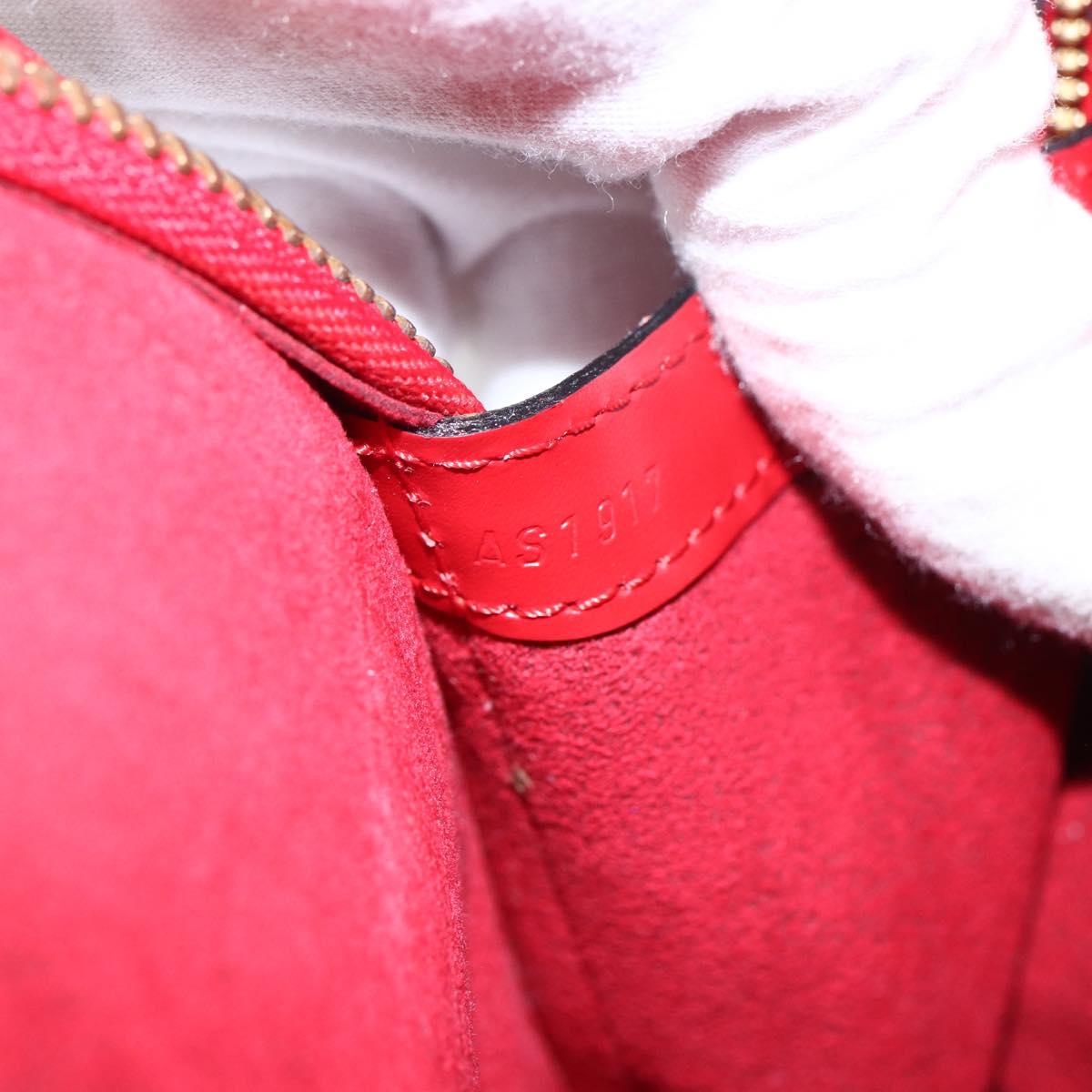 LOUIS VUITTON Epi Lussac Shoulder Bag Red M52287 LV Auth 173207