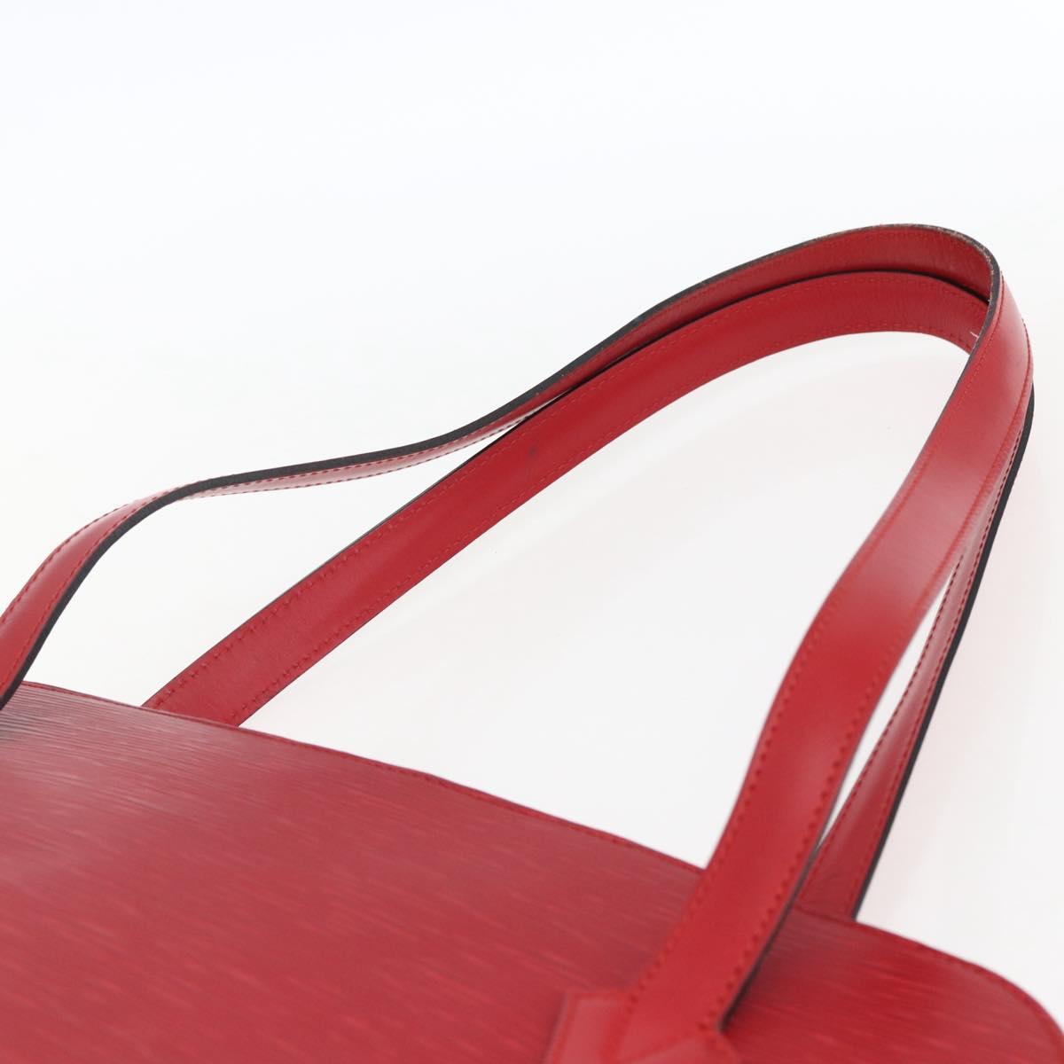 LOUIS VUITTON Epi Lussac Shoulder Bag Red M52287 LV Auth 173207