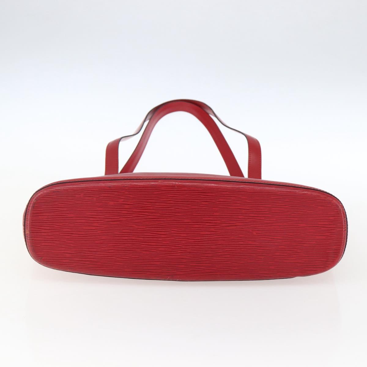 LOUIS VUITTON Epi Lussac Shoulder Bag Red M52287 LV Auth 173207