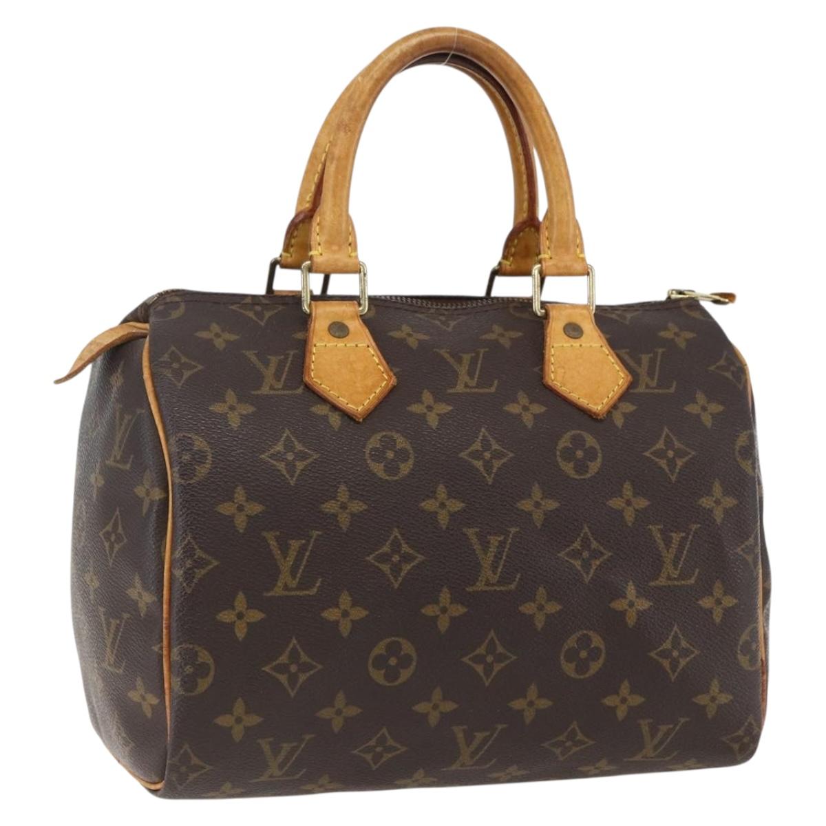 LOUIS VUITTON Monogram Speedy 25 Hand Bag M41528 LV Auth 173222