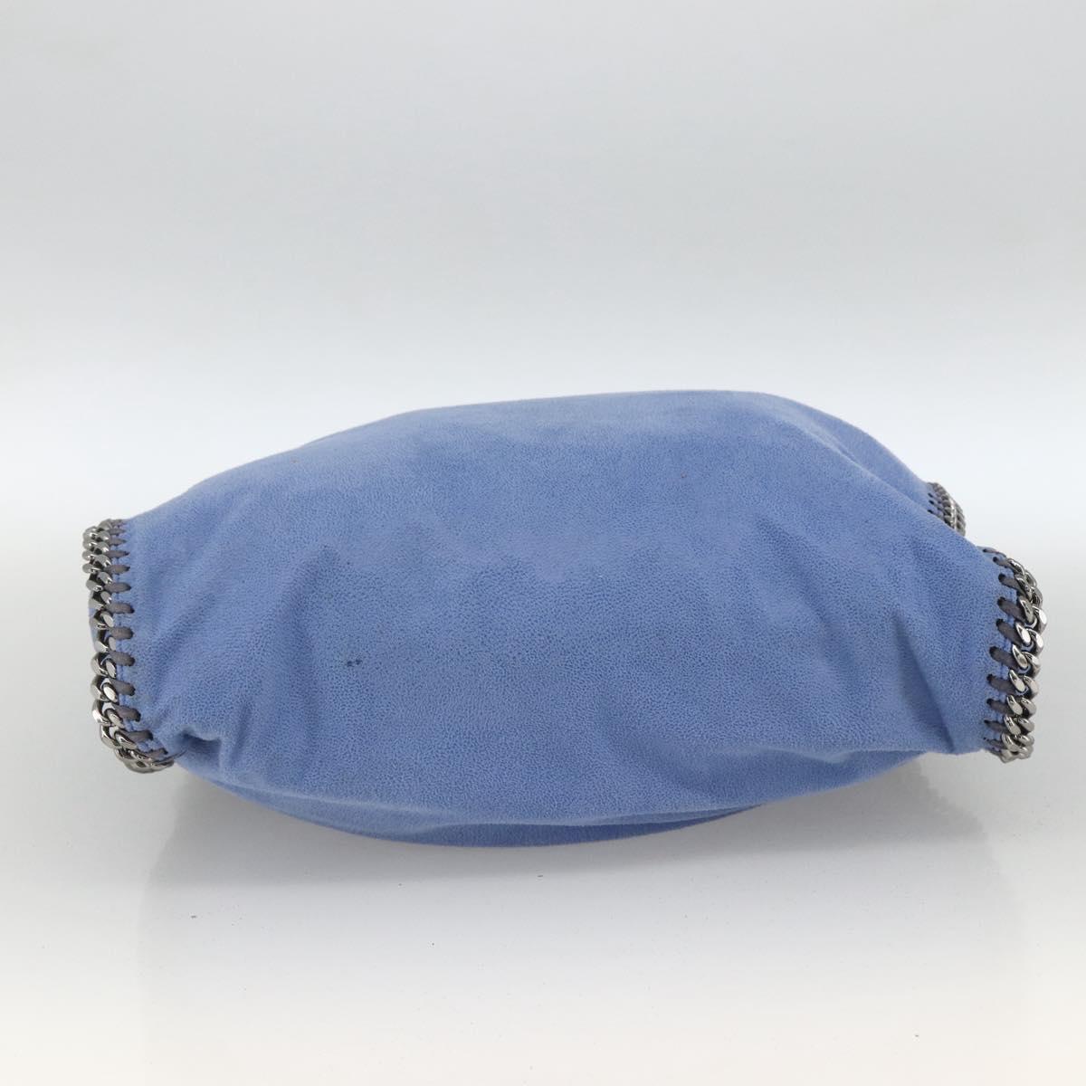 Stella MacCartney Chain Falabella Small Polyester 2way Blue 234387 Auth 173251