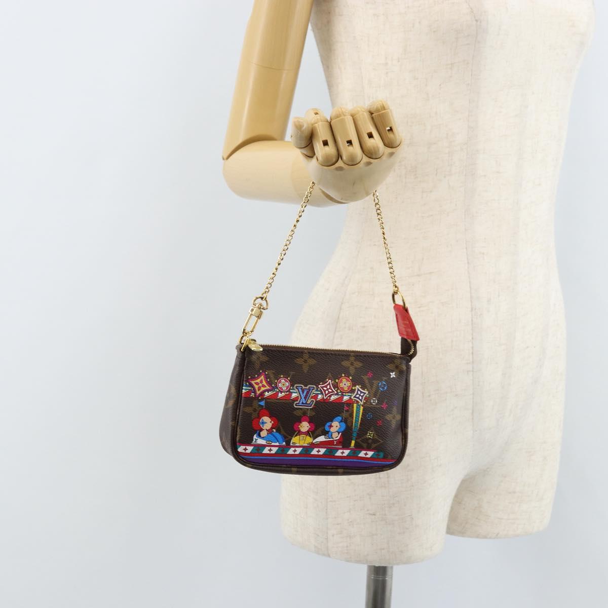 LOUIS VUITTON Vivienne Mini Pochette Accessoires Pouch M69976 LV Auth 173256SAM