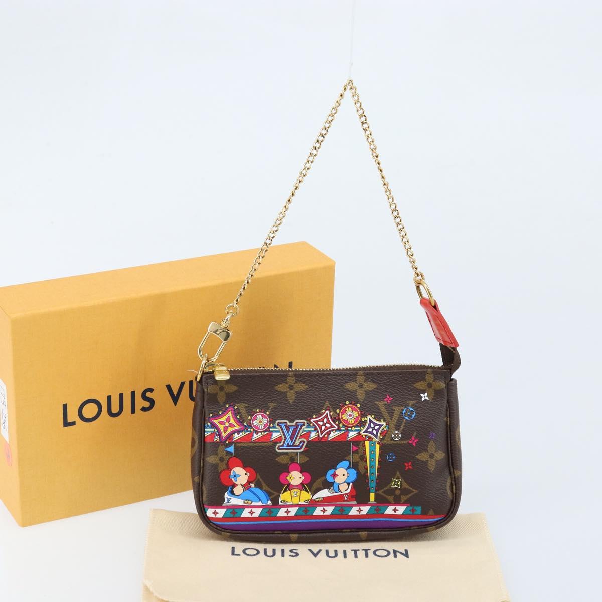LOUIS VUITTON Vivienne Mini Pochette Accessoires Pouch M69976 LV Auth 173256SAM