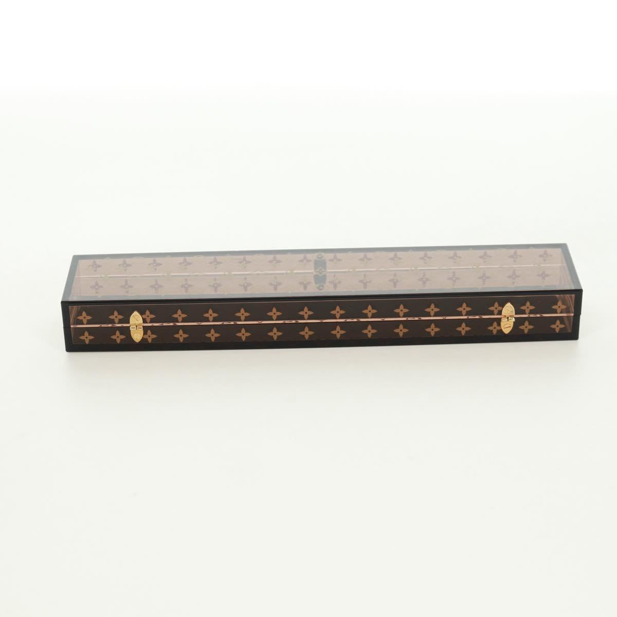 LOUIS VUITTON Monogram Chop Stick Wood Brown LV Auth 173258A