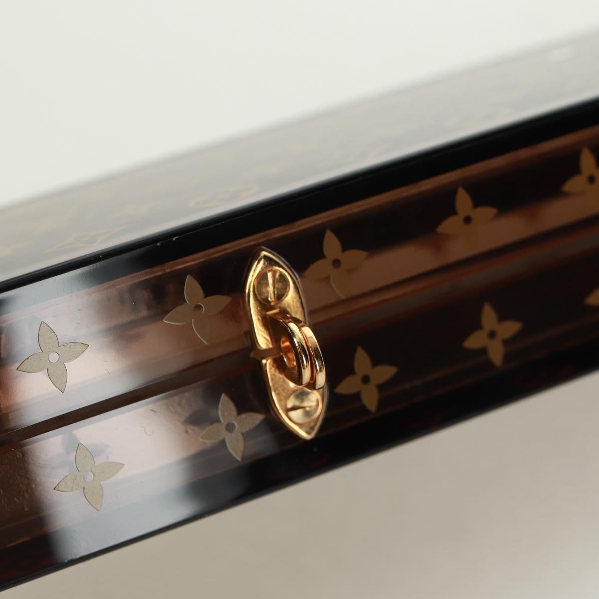 LOUIS VUITTON Monogram Chop Stick Wood Brown LV Auth 173258A
