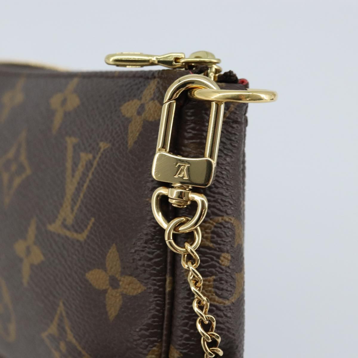 LOUIS VUITTON Monogram Vivienne Mini Pochette Accessoires M80863 LV Auth 173263SAM