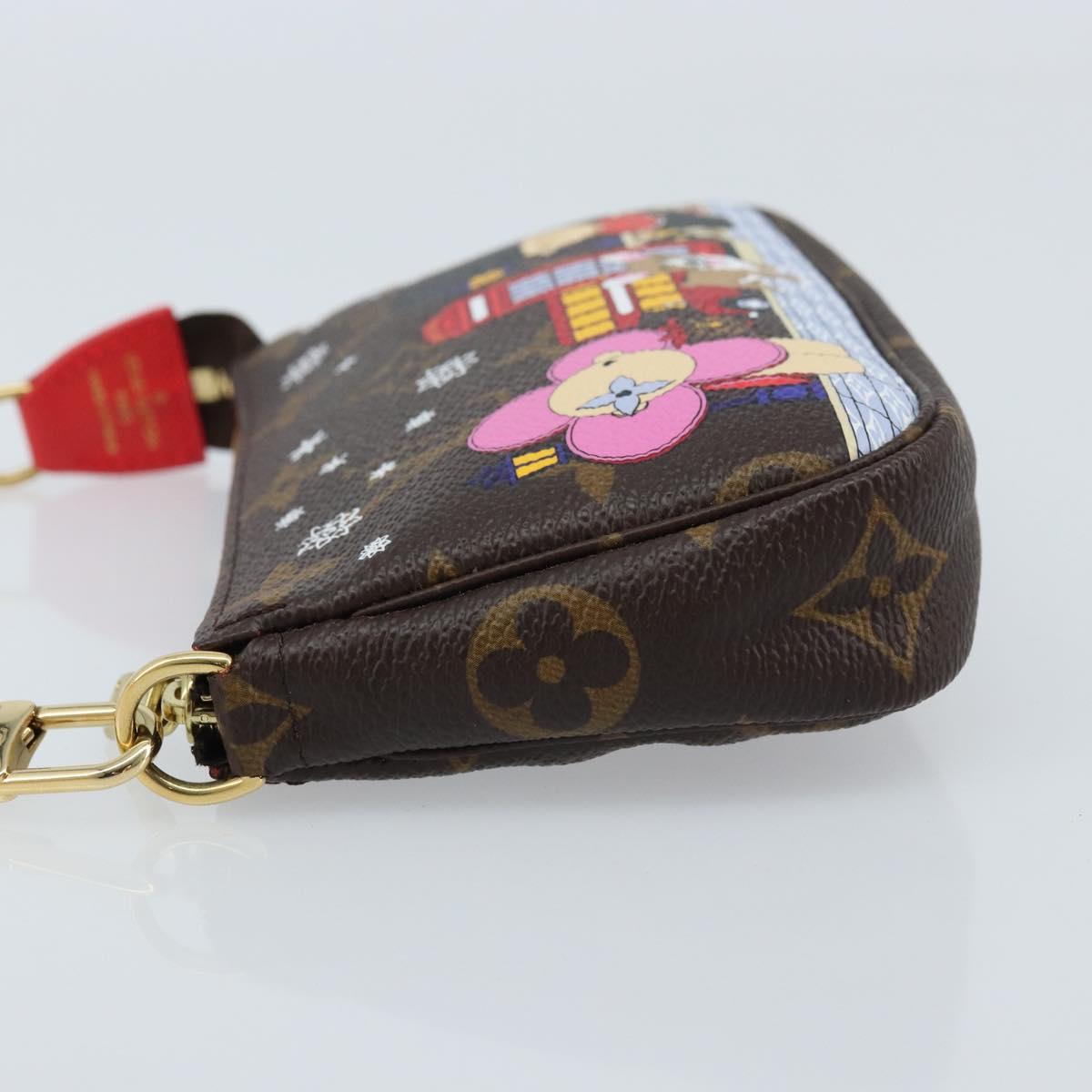LOUIS VUITTON Monogram Vivienne Mini Pochette Accessoires M80863 LV Auth 173263SAM