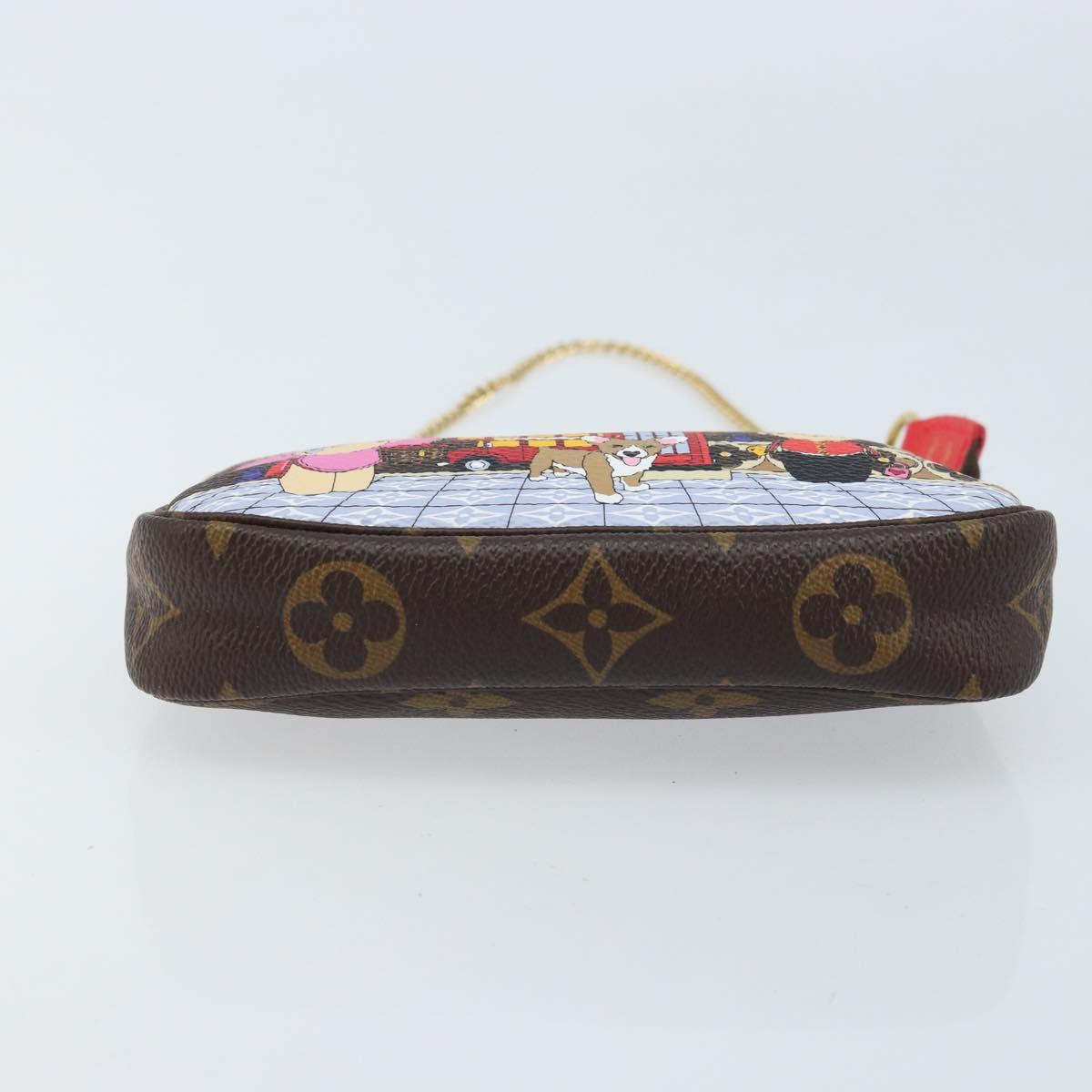 LOUIS VUITTON Monogram Vivienne Mini Pochette Accessoires M80863 LV Auth 173263SAM