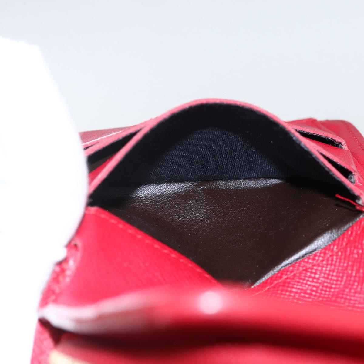 LOUIS VUITTON Monogram Cherry Compact zip Bifold Wallet M95005 LV Auth 173270V