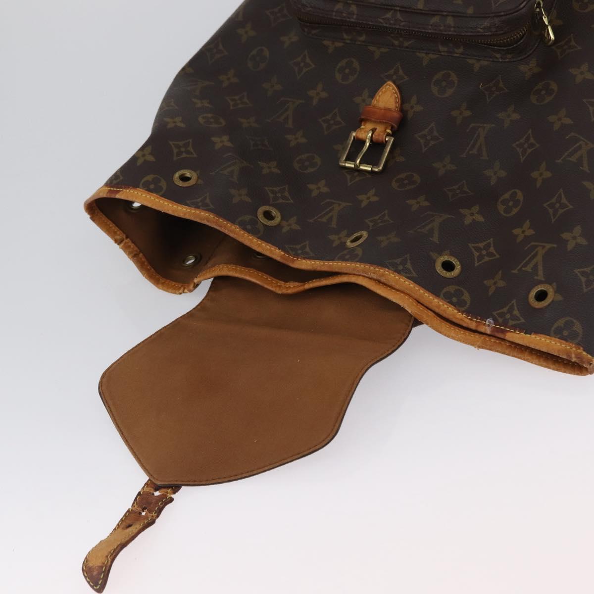 LOUIS VUITTON Monogram Montsouris GM Backpack M51135 LV Auth 173306