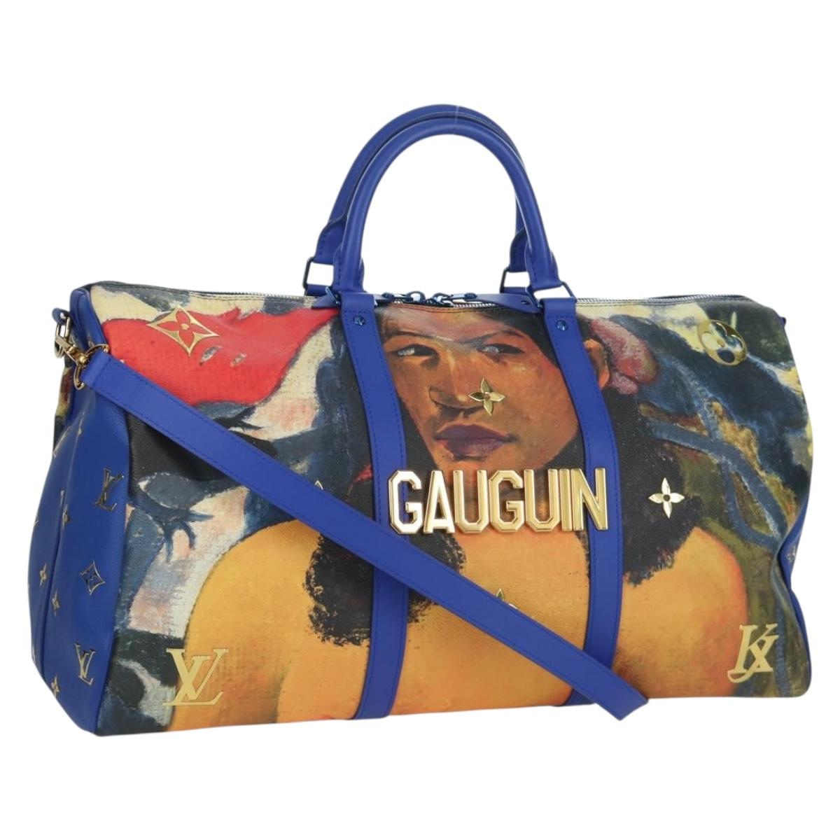 LOUIS VUITTON Masters Collection GAUGUIN Keepall Bandouliere 50 LV Auth 173307SM