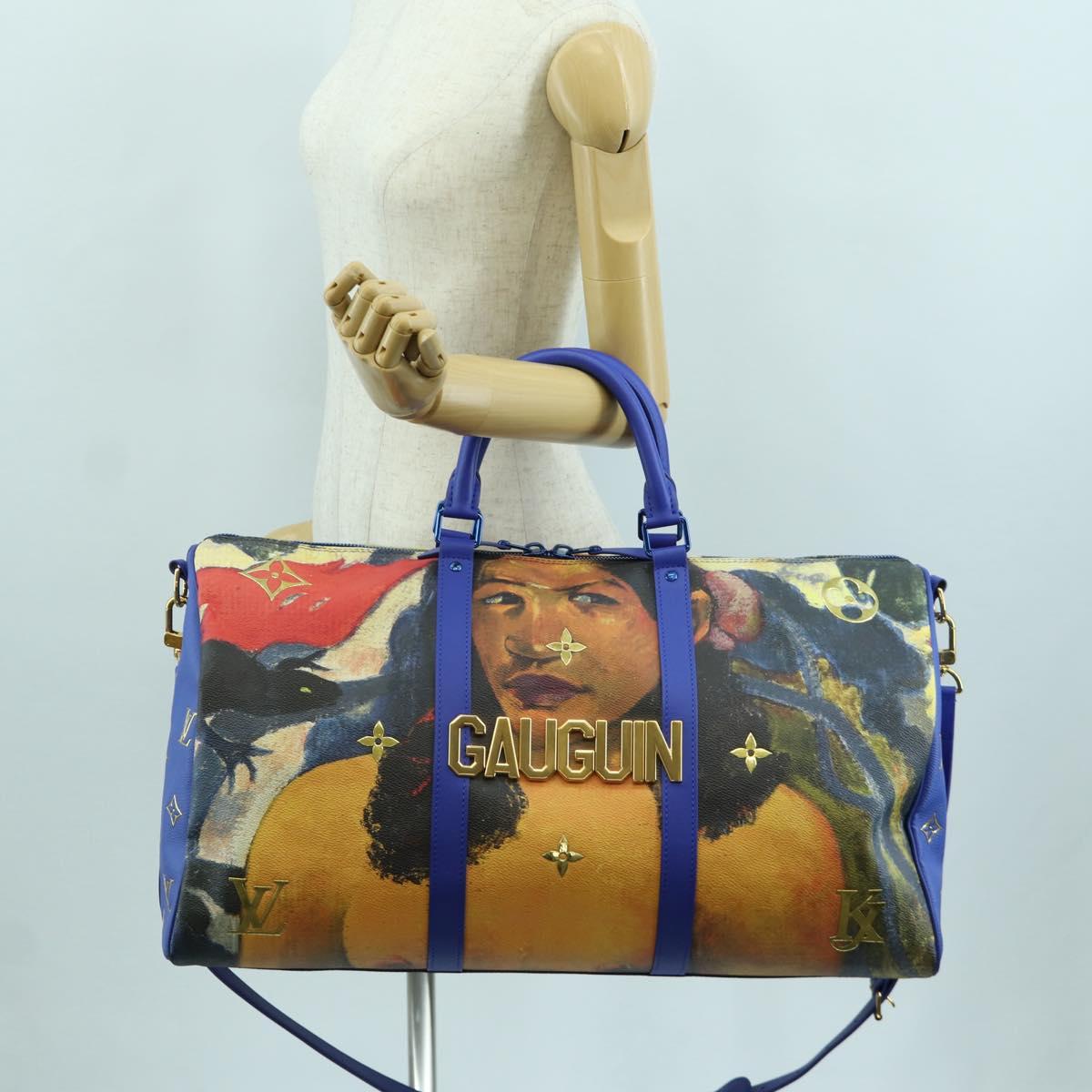 LOUIS VUITTON Masters Collection GAUGUIN Keepall Bandouliere 50 LV Auth 173307SM