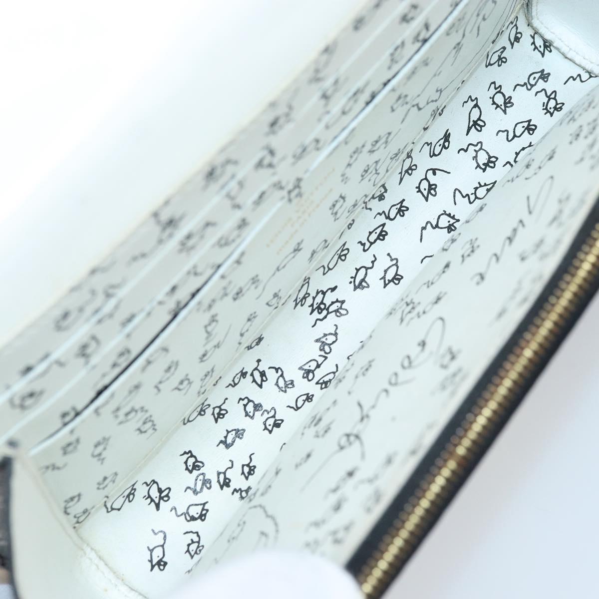 LOUIS VUITTON Catgram Portefeuille Twist Chain Bag Black M63888 LV Auth 173312SM