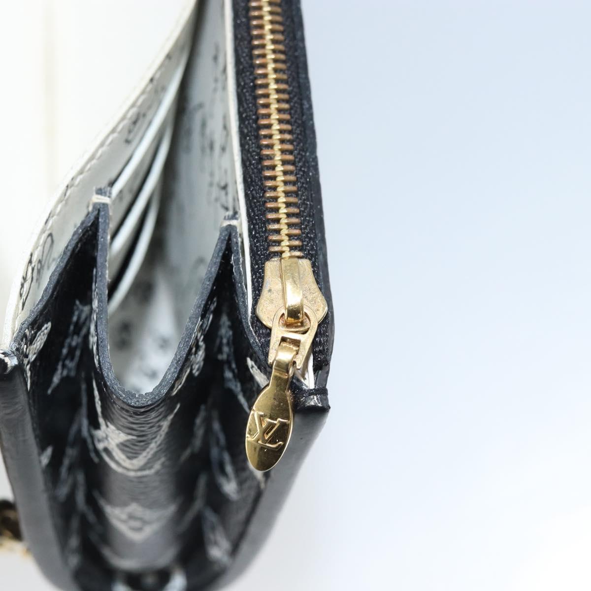 LOUIS VUITTON Catgram Portefeuille Twist Chain Bag Black M63888 LV Auth 173312SM