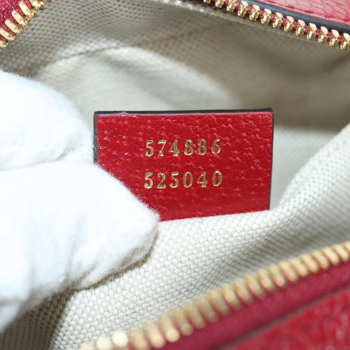 GUCCI Micro GG Supreme Fujiko-Pro Web Sherry Bag PVC Beige 574886 Auth 173369SM