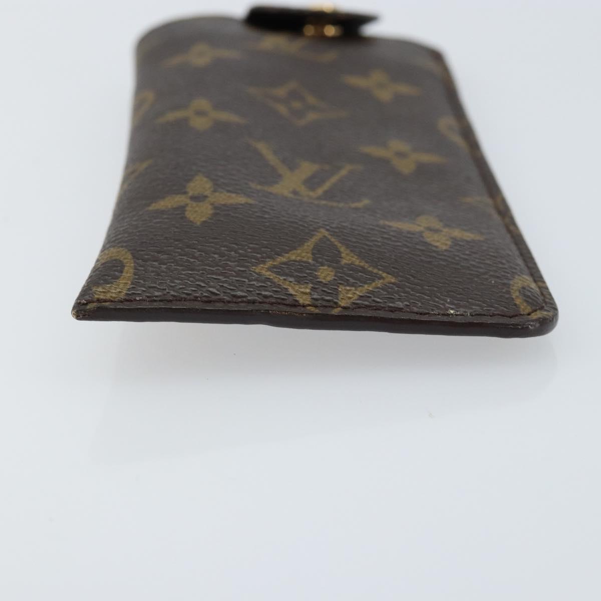 LOUIS VUITTON Monogram Etui Lunette PM Glasses Case M66545 LV Auth 173410
