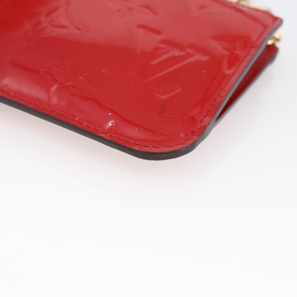 LOUIS VUITTON Vernis Pochette Cles NM Coin Purse Slys M90214 LV Auth 173412