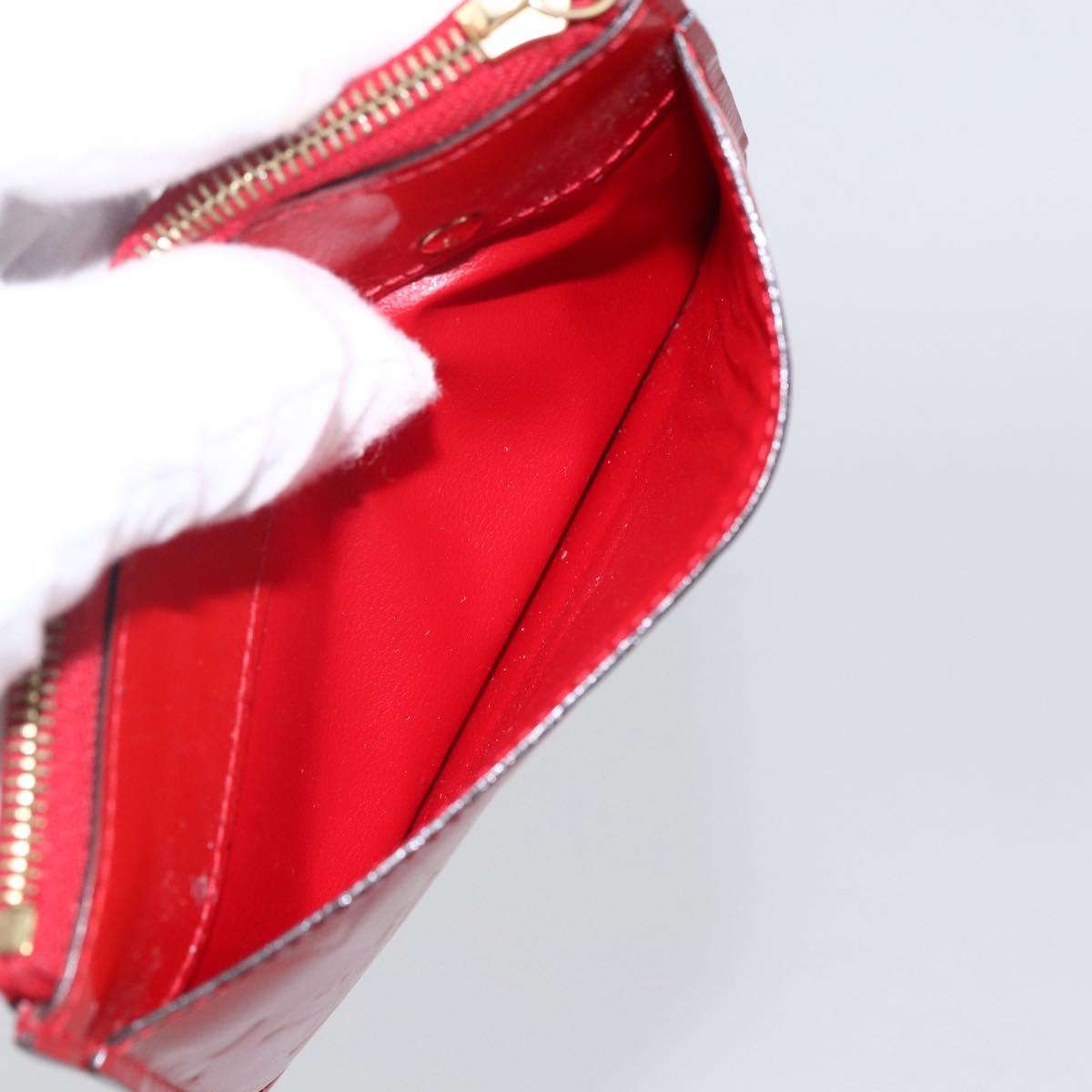 LOUIS VUITTON Vernis Pochette Cles NM Coin Purse Slys M90214 LV Auth 173412