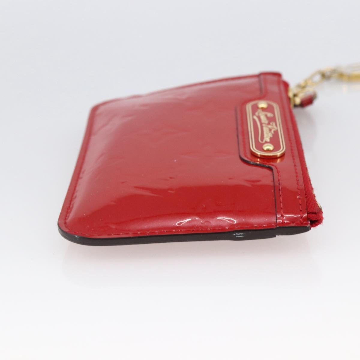 LOUIS VUITTON Vernis Pochette Cles NM Coin Purse Slys M90214 LV Auth 173412