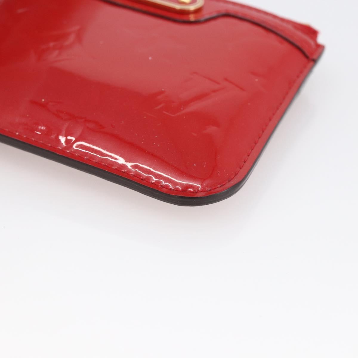 LOUIS VUITTON Vernis Pochette Cles NM Coin Purse Slys M90214 LV Auth 173412