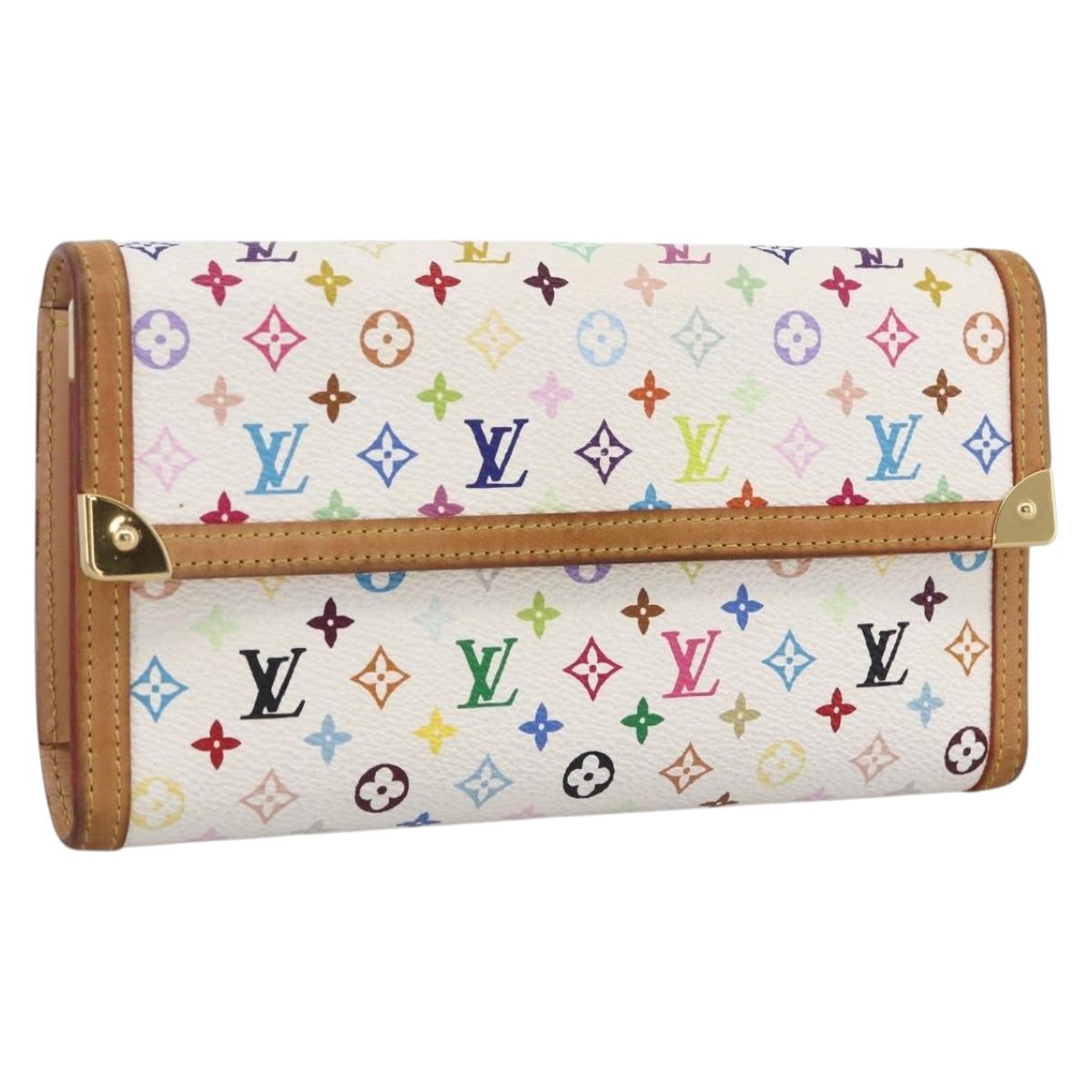 LOUIS VUITTON Multicolor Porte Tresor International Wallet M92659 Auth 173419